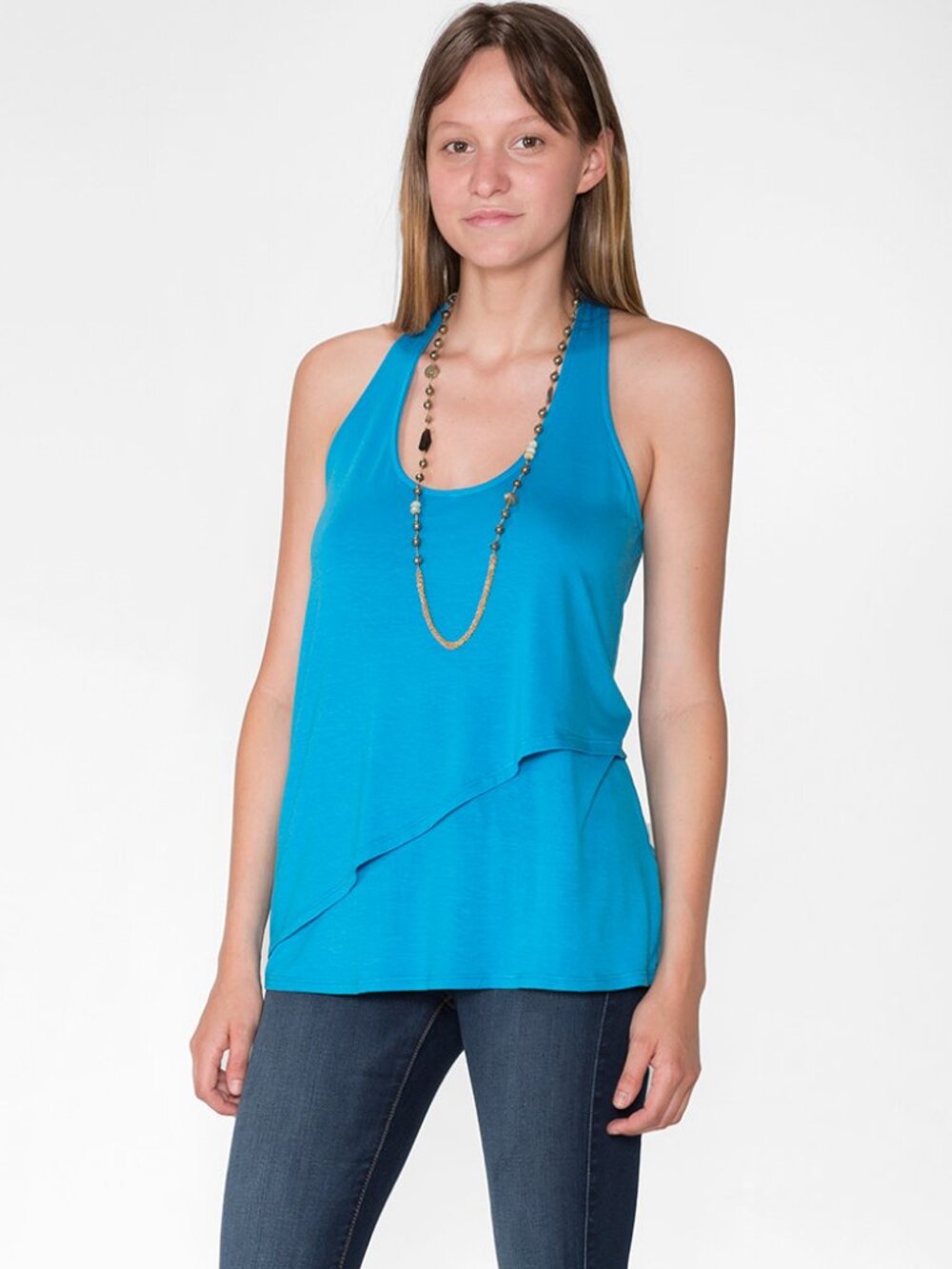 NWT Ella Moss Women's Bella Tank Caribbean Size XS